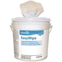 Diversey Easywipe Disposable Wiping System 125 Count Pack 6 / cs