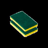 Performance Plus Cellulose Scrubbing Sponge Green/Yellow Med. Duty 6.25 x 3.25 Pack 20 / cs