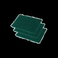 Performance Plus Scrubbing Hand Pad Green 6 x 9 Heavy Duty Pack 20 / cs
