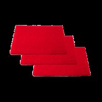 Performance Plus Rectangle Buffing Pad Red 14 x 20 Pack 5 / cs