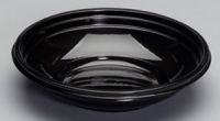 24 oz. APET Plastic Bowl 8.25''x1.88'', Black, 50/Pack