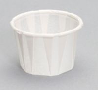 0.75 oz. Paper Portion Cup, White, 250/Pack