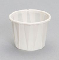 1 oz. Paper Portion Cup, White, 250/Pack