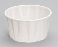 4 oz. Paper Portion Cup, White, 250/Pack
