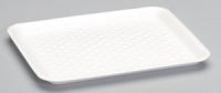 #4S Foam Food Tray 9.25''x7.25''x0.63'' (West Coast Only), White, 125/Pack