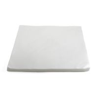 Flat Fold Airlaid Linen Like Disposable Napkins 16''x16'', Case, White (1000 Per Case, 1 Case)