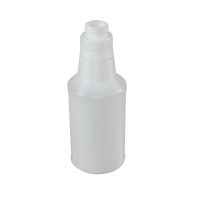 Impact Round Plastic Bottle With Graduations 16 oz Clear Center Neck Pack 1 / EA