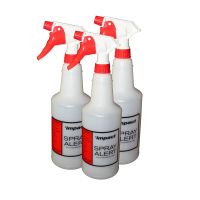 Impact Plastic Bottle 32 oz Spray Alert Pack 3/pk 24 pk/cs