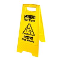 Impact Wet Floor Sign Yellow English/Spanish Pack 1 EA