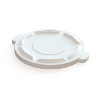 Impact White Lid for 44 Gal. Trash Can Pack 1 / EA