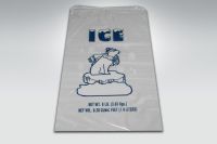Inno-Pak 8 LB Loose Pack Ice Bag LDPE+EVA Polar Bear Design 12"x19" Pack 1000 / cs