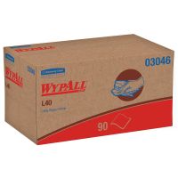 L40 Utility Wipes 10.8''x10'', Pop-Up Box, White (90 Per Box, 9 Boxes)