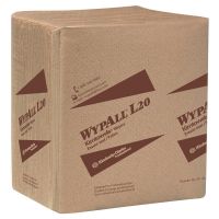L20 1/4 Fold General Purpose Wipers 12.5''x14.4'', Pack, Tan (68 Per Pack, 12 Packs)