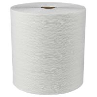 1-Ply Hardwound Paper Towel Roll 8''x600', White (6 Rolls)