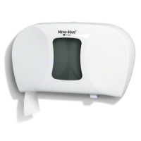 Mini-Max Bathroom Tissue Dispenser White Standard High Cap. Pack 1 / EA