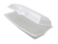 9.75''x5''x3.25'' Foam Hinged Container