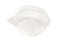 5'' Clear 1 compartment Hinged lid 11oz