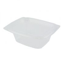 24oz Clear Container With Lid 7.5''x6.5''x2''