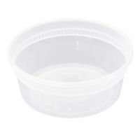 8oz Clear Deli Container With Lid
