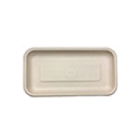 PrimeWare Tray 17S 8.3x4.5x.6 Eco-Friendly Tan Mini Trays Pack 4/125