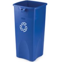 Square Container Blue Recycling 87.1L / 23 Gallon