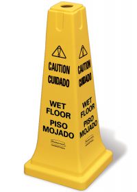 Caution Wet Floor Safety Cone 25 Yellow