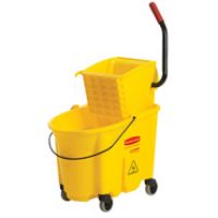 Mop Bucket Yellow Side Press Combo 33L / 35 QT