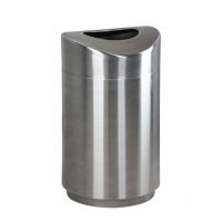 Eclipse Open Top Waste Receptacle Stainless Steel 113.6L / 30 Gallon