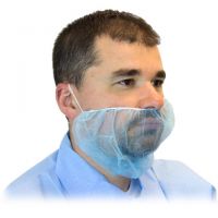 The Safety Zone Spun-bonded Beard Cover Blue 100/bg Pack BG
