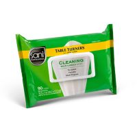 Multi-Surface Cleaning Wipes 7''x11.5'', Pack, White (90 Per Pack, 12 Packs)