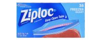 Ziploc Freezer Bag Quart Value Pack Pack 9 / 38 cs