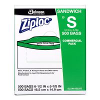 Ziploc Sandwich Bag Pack 500 / cs