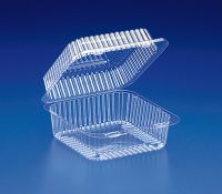 Surelock Clear Hinged 42oz Container 6x6x3-1/4 Pack 500