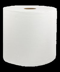 VPG Select 1-Ply Hardwound Paper Towel Roll 8''x800', White (6 Rolls)