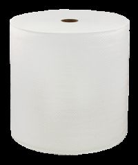 1-Ply Hardwound Paper Towel Roll 8''x800', White (6 Rolls)
