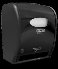 Electronic Hardwound Towel Dispenser, Black