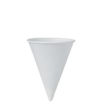 Cup Paper Cone 4 oz Treated Unprinted