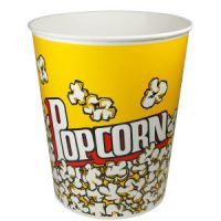 Tub Paper Popcorn 130 oz Printed Popcorn