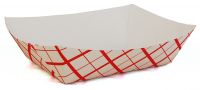 Southern #500 Red Check Food Tray Pack 2/250