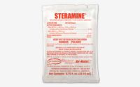 Stearns BM Liquid Steramine Sanitizer .75 oz Pack 100 / cs