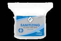 Alcohol-Free Sanitizing Wipes 7''x6'', Bag, White (1200 Per Bag, 4 Bags)