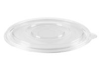 WNA CaterLine Lids Flat Lid Clear 12" PET for 160 oz Bowls Pack 50 / cs