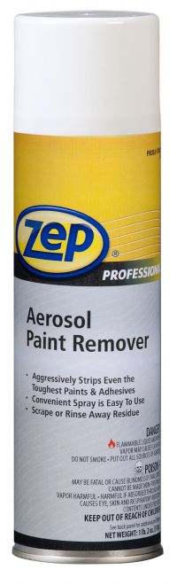 Zep Pro Paint Remover Spray Gel 20 oz Aerosol Pack 12 / cs