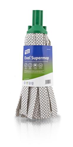 Excel Supermop Antibacterial Green [Pack 12] 104236GN