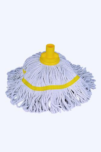 Robert Scott & Sons Hygiemix T1 Socket Cotton & Synthetic Colour-coded Mop 250g Yellow Ref MHH250Y