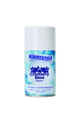 Kleenmist Aerosol Refill 270ml Cranberry 100068CR [Pack 12]
