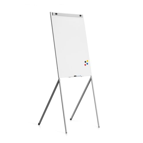 ROCADA VISUALLINE Magnetic Conference Flipchart with Folding Legs - Grey