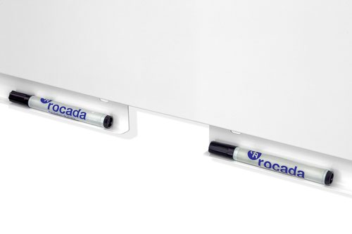 ROCADA SKINWHITEBOARD Dry-Wipe Board with Magnetic Lacquered Surface 100x150cm - White