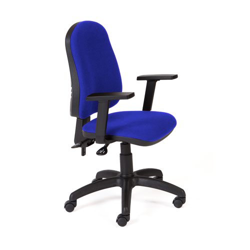 ROCADA ERGOLINE Operators Medium Back Chair - Blue