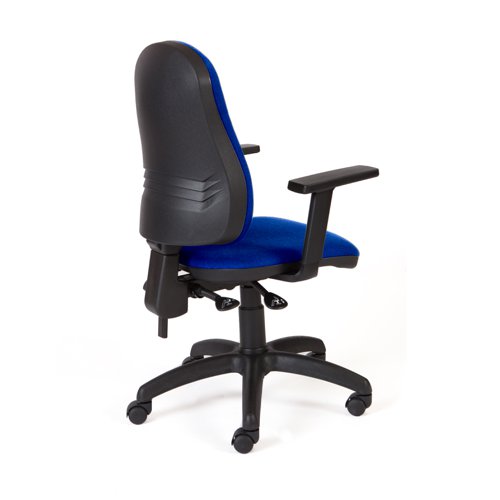 ROCADA ERGOLINE Operators Medium Back Chair - Blue - 161-1211